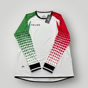 KELME Jersey Mens Medium Multicolor K-AIR Goalkeeper Padded Long Sleeve Soccer